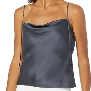 Vince Charcoal Satin Camisole
